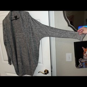 Large grey cardigan